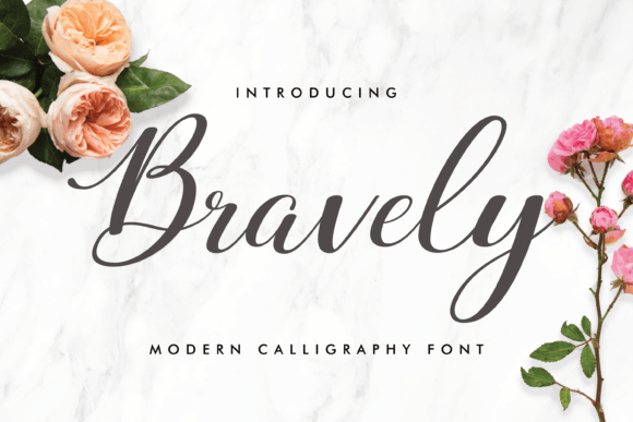 Bravely Font Poster 1