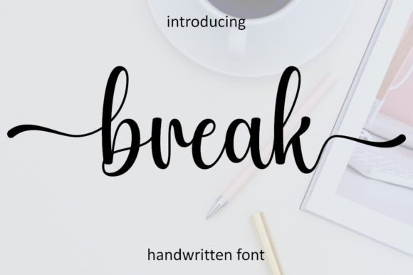 Break Font Poster 1