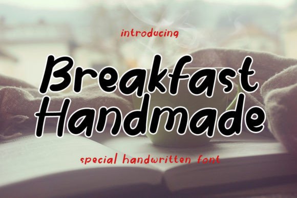Breakfast Handmade Font