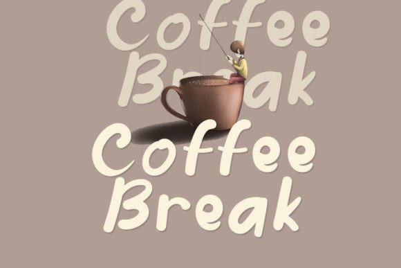 Breakfast Handmade Font Poster 2