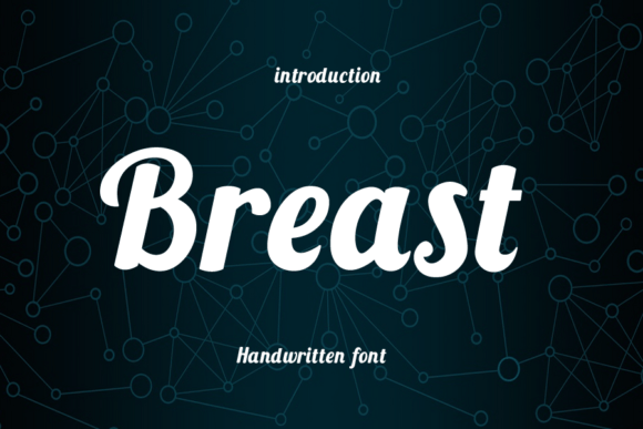 Breast Font Poster 1