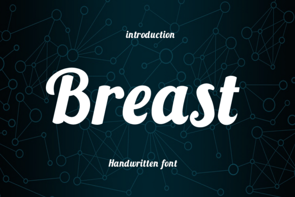 Breast Font Breast Font Poster 1