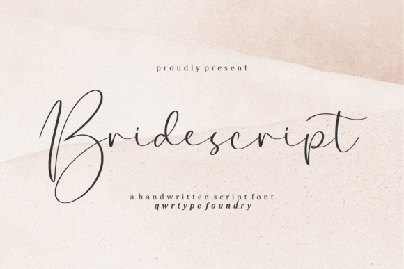 Bridescript Font Poster 1