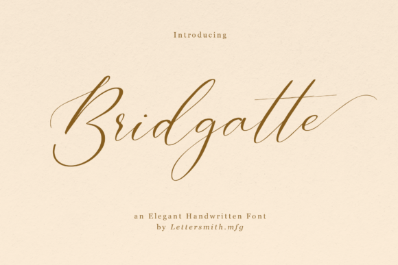 Bridgatte Font