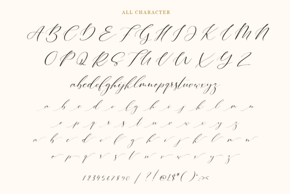 Bridgatte Font Poster 6
