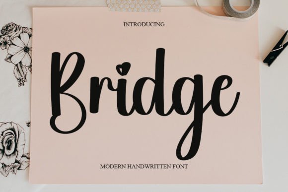 Bridge Font Poster 1