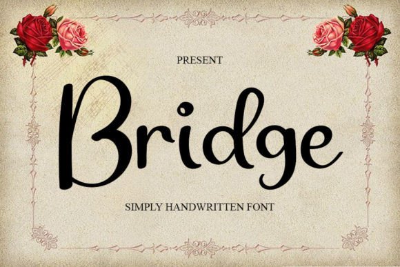 Bridge Font Poster 1