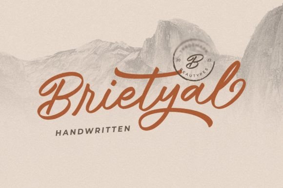 Brietyal Font Poster 1