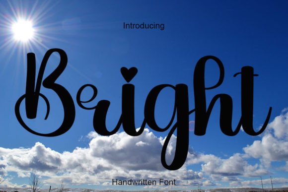 Bright Font Poster 1