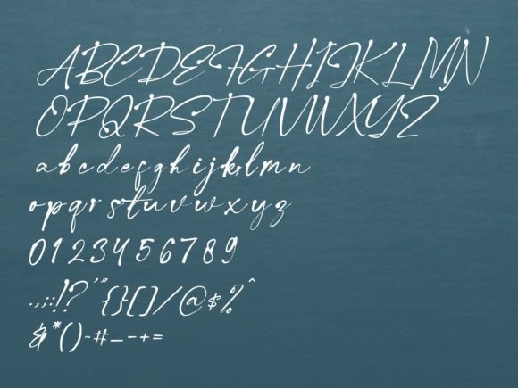 Bright Broquest Font Poster 3