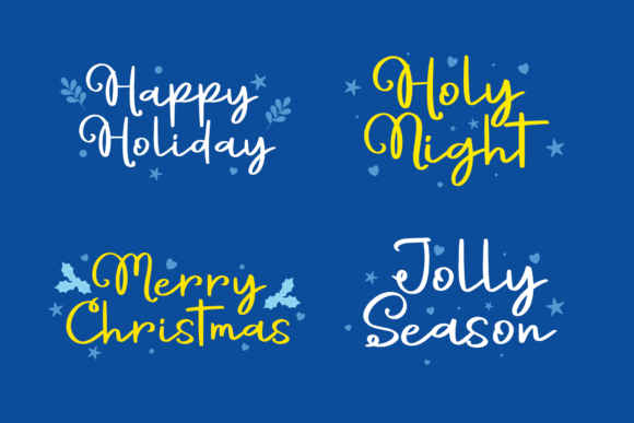 Bright Hearts Font Poster 3