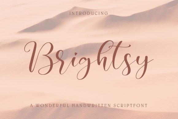 Brightsy Font Poster 1