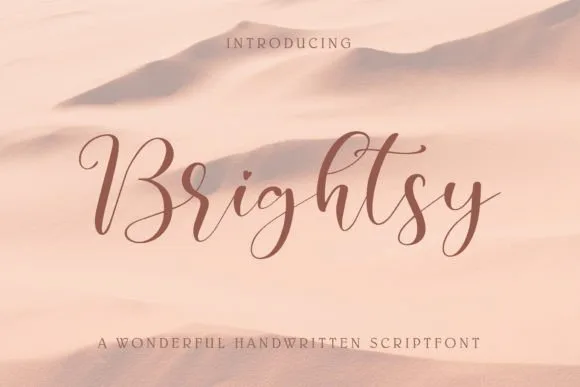 Brightsy Font Brightsy Font Poster 1