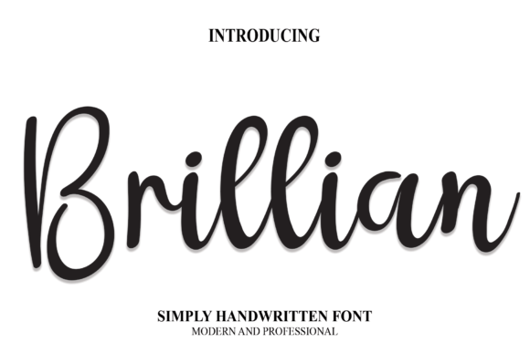 Brillian Font Poster 1