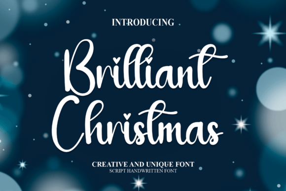 Brilliant Christmas Font Poster 1