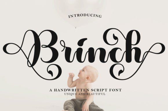 Brinch Font Poster 7