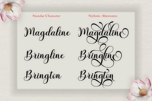 Bringline Font Poster 4