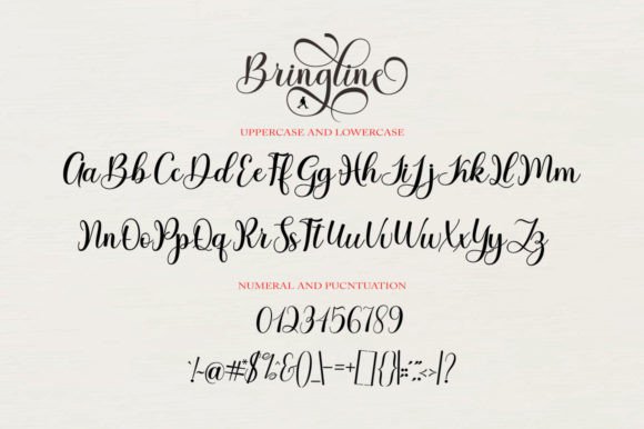 Bringline Font Poster 7