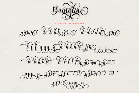 Bringline Font Poster 8