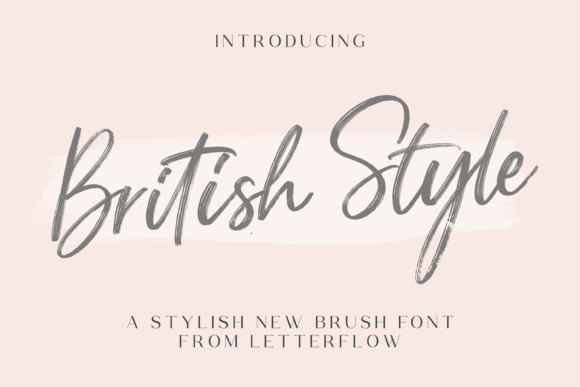 British Style Font Poster 1