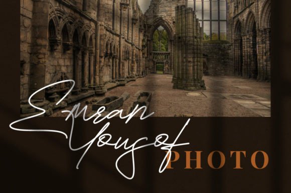 Brittany Signature Font Poster 5