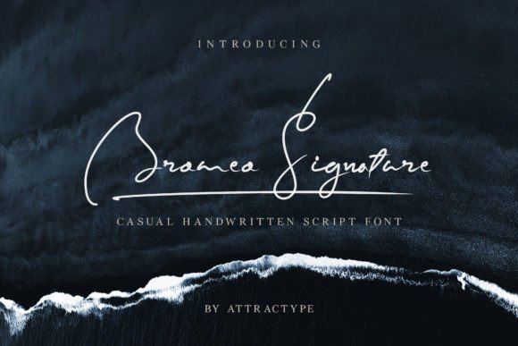 Bromeo Signature Font