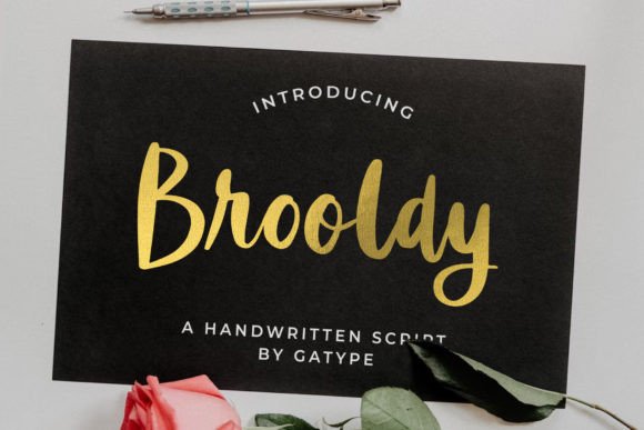 Brooldy Font Poster 1