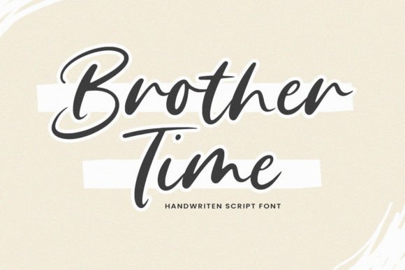 Brother Time Font Poster 1