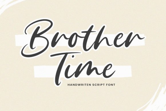Brother Time Font Poster 1