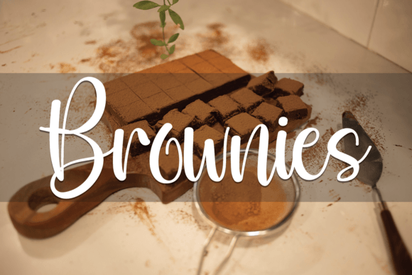 Brownies Font Poster 1