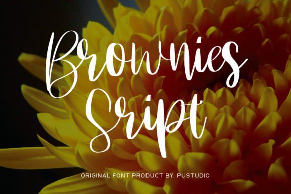 Brownies Script Font Poster 1