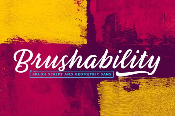 Brushability Font