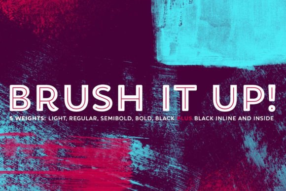 Brushability Font Poster 2