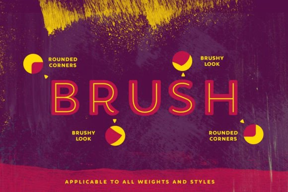 Brushability Font Poster 7