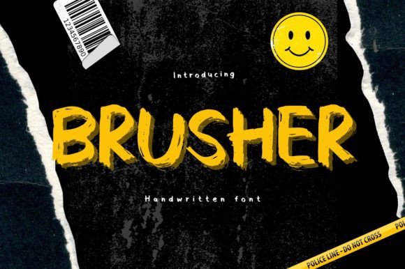 Brusher Font Poster 1