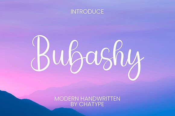 Bubashy Font Poster 1