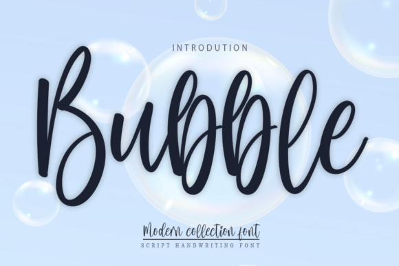 Bubble Font Poster 1