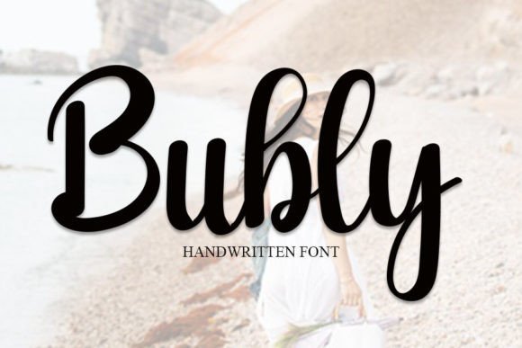 Bubly Font Poster 1