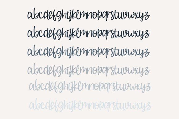 Buche De Noel Font Poster 5