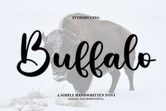 Buffalo Font Poster 1