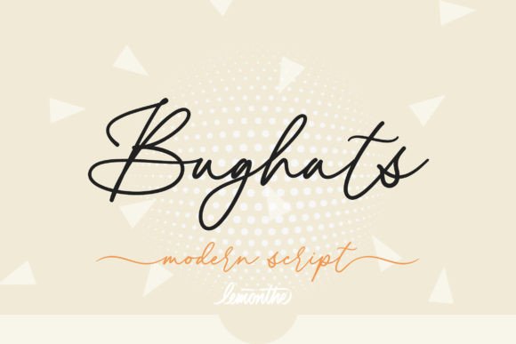 Bughats Font Poster 1