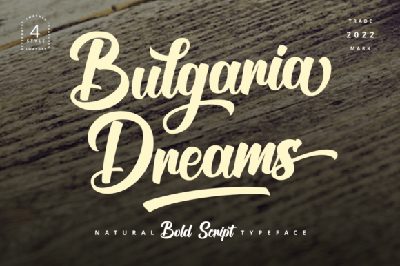 Bulgaria Dreams Font Poster 1