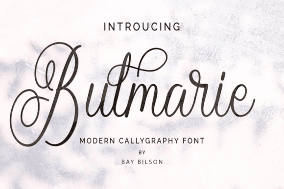 Bulmarie Font Poster 1