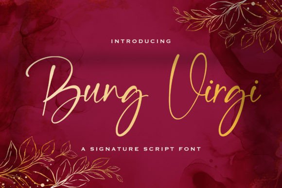 Bung Virgi Font