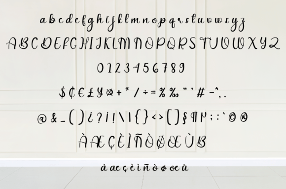 Bunny Font Poster 6