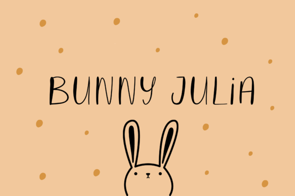 Bunny Julia Font Poster 1