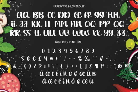 Burger Market Font Poster 7