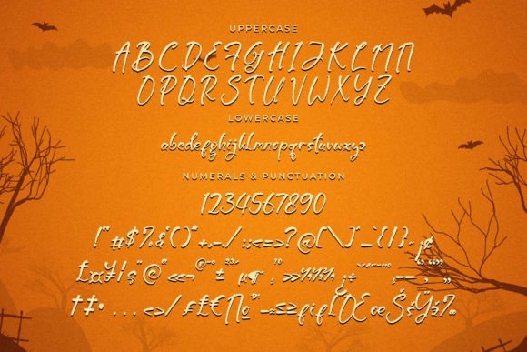 Burtons Ghoster Font Poster 13