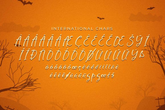 Burtons Ghoster Font Poster 14