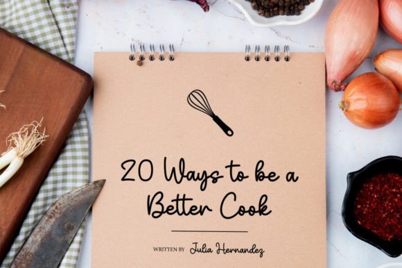 Butter Garlic Font Poster 4